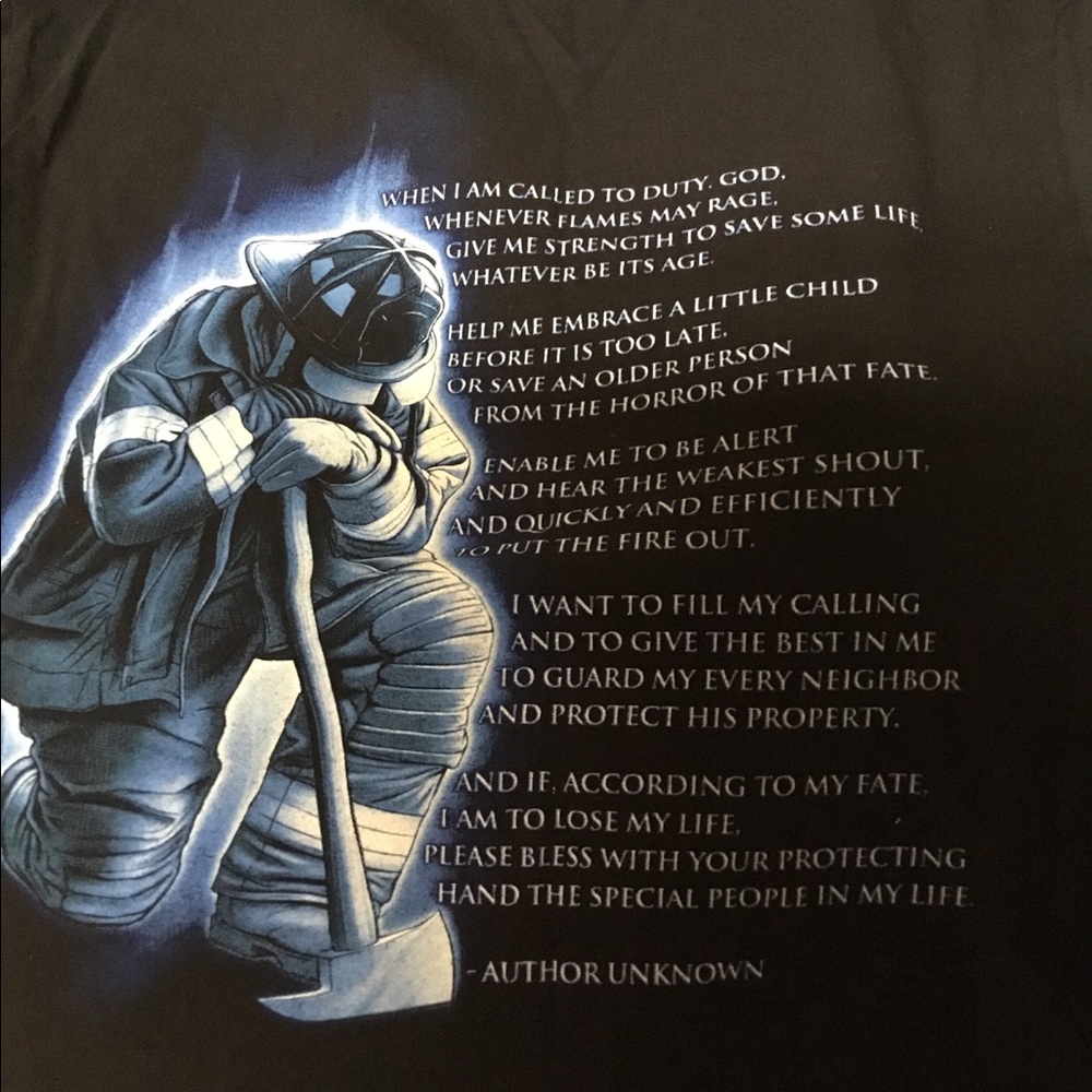 Firefighter t shirt